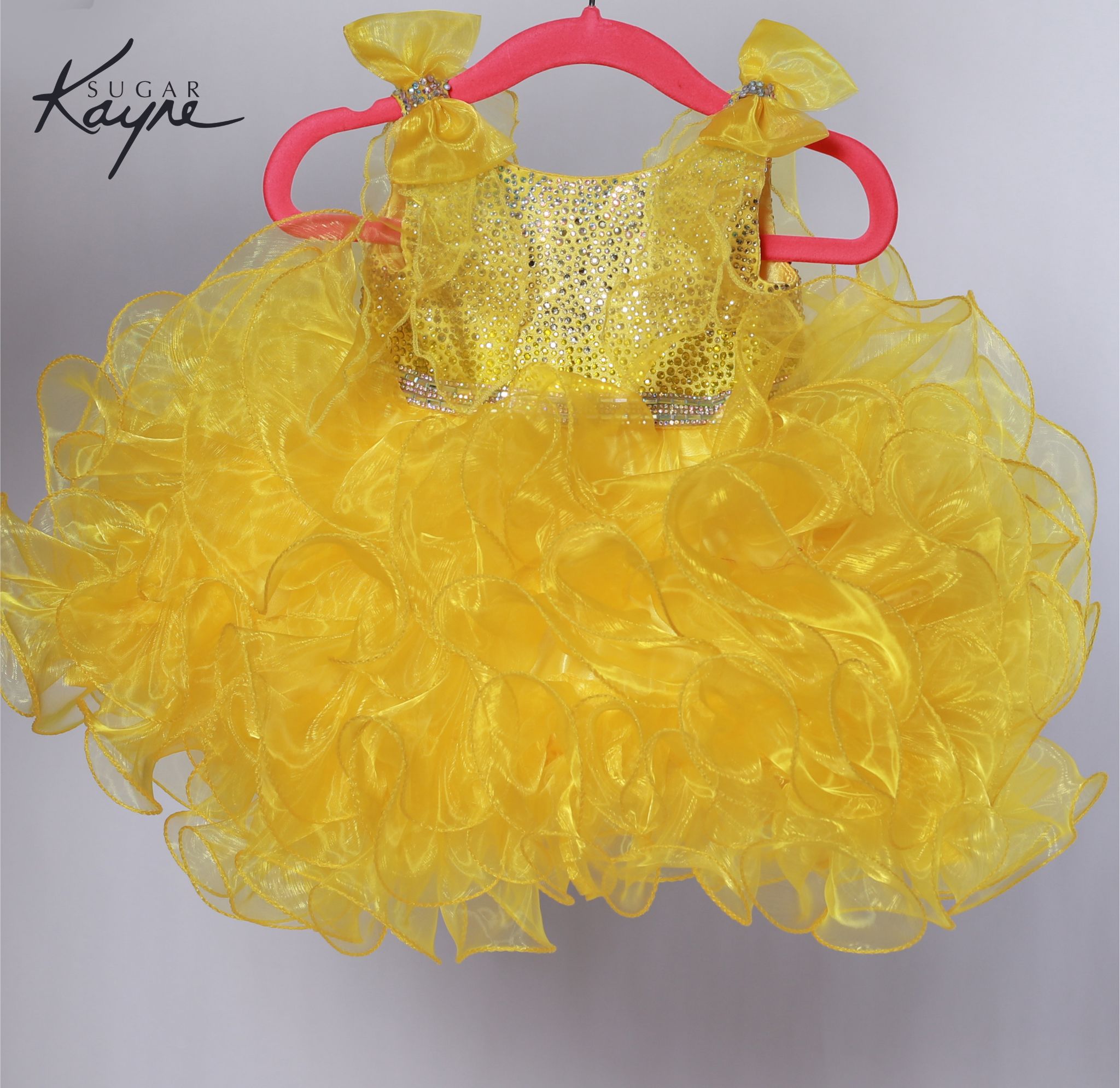 white christmas dresses Natural Infant/toddler/baby/children/kids/newborn Girl's Pageant Dress –  ToddlerPageantDress main image 1