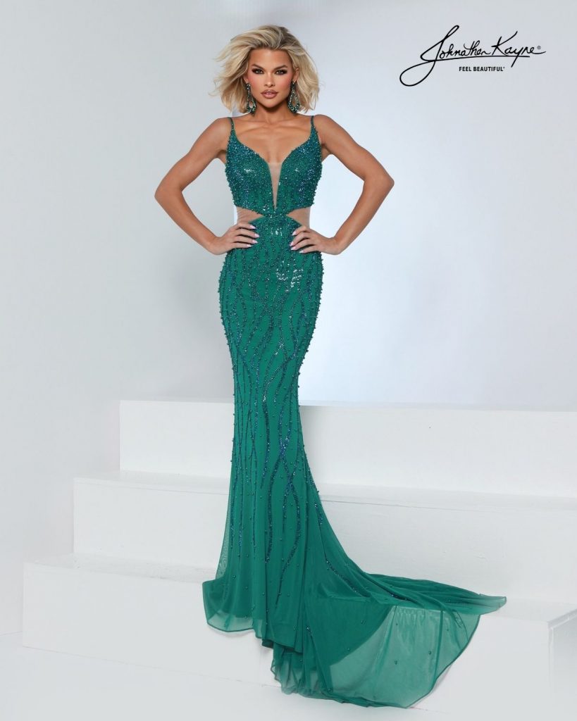 open lace back dress Long Black Satin Off Shoulder Split Dress – Lisposa main image 1